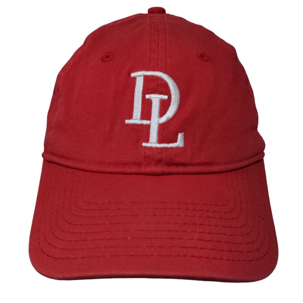 Proflex Men's Fitted Hat Red Size L/XL Embroidered DL Logo Stretch